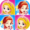 Princess matching pairs games for girls