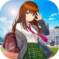 Anime School Girl Love Life 3D