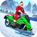Santa Pro Atv Snow Bike Racing