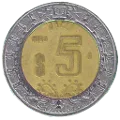 5 Pesos Mexicanos