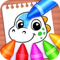 Dino Coloring Game